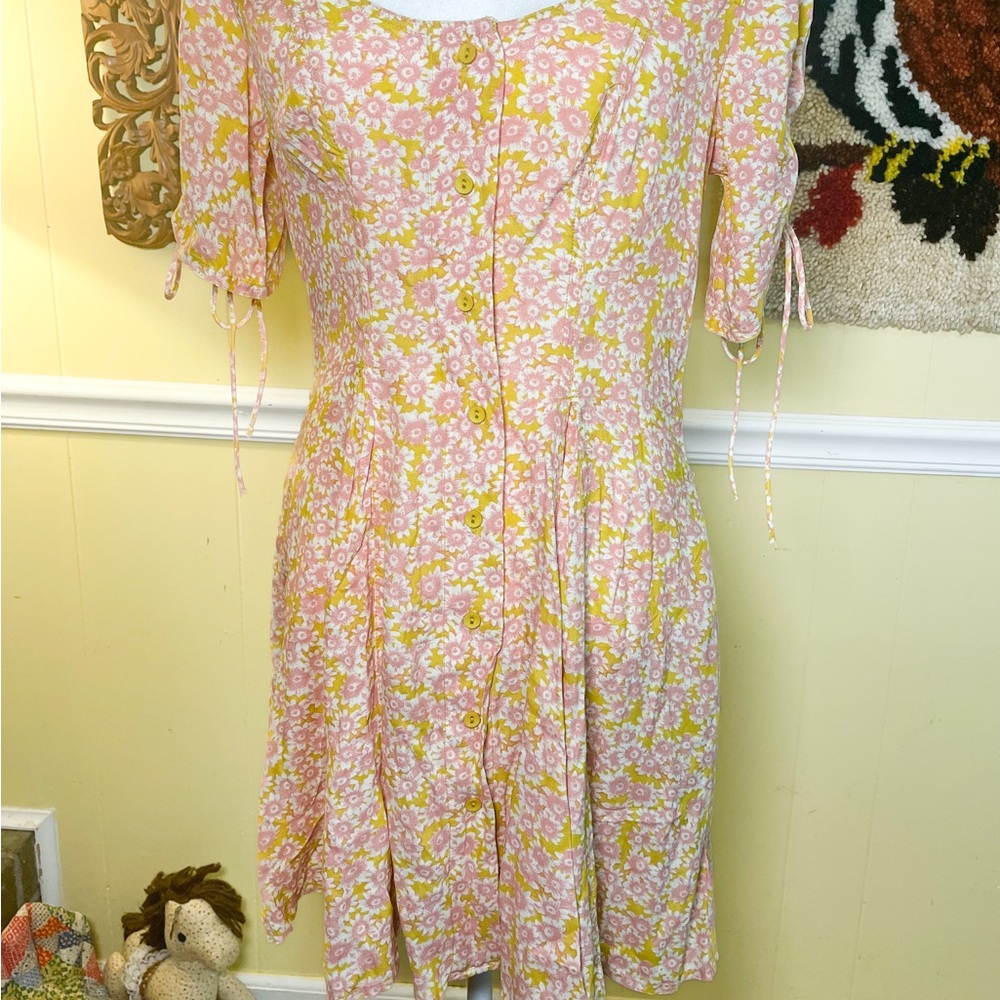 Free People Laced-Up Mini - Picture 1 of 5